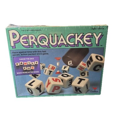 Perquackey Family Fun Word Game Cardinal No. 4500 VINTAGE BRAND NEW SEALED