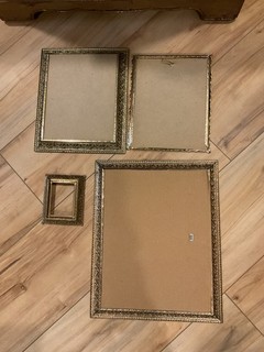 Lot of 2 Vintage Metal 2 Measure 8x10 Picture Frames