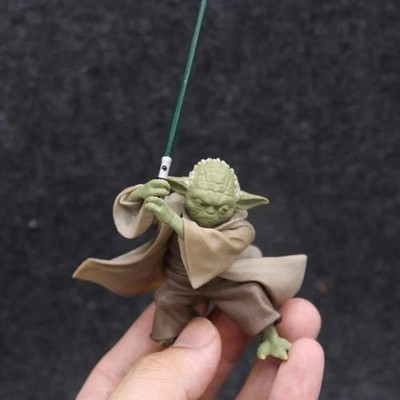 Star Wars Mandalorian Master Yoda with Sword Action Figure Toys