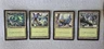 Old School Vintage Magic The Gathering MTG Urza's Saga Land Set Forest
