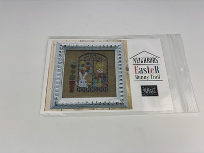 Bent Creek Neighbor Easter Bunny Trail Counted Cross Stitch Pattern 3S