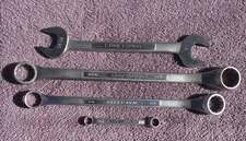 4 Vintage Craftsman V Series 3 Offset Box 1 Open  3/8, 7/16, 3/4, 7/8, 15/16, 1