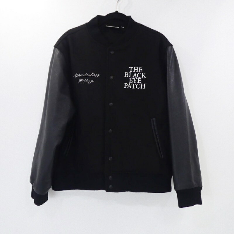 Aphrodite Gang Black Eye Patch Agh Varsity Jacket No.rs1547 Aphrodite Gang Black Eye Patch Agh Varsity Jacket No.rs1547