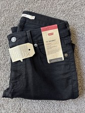 Levi's 711 Skinny Jeans New With Tags Black Size 26x28