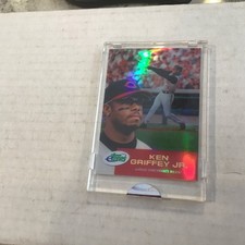 2001 eTopps KEN GRIFFEY JR #112 Inaugural Edition Rare Investment Reds Hof