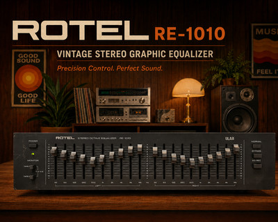 Rotel RE-1010  RaRe  Vintage Stereo  Equalizer