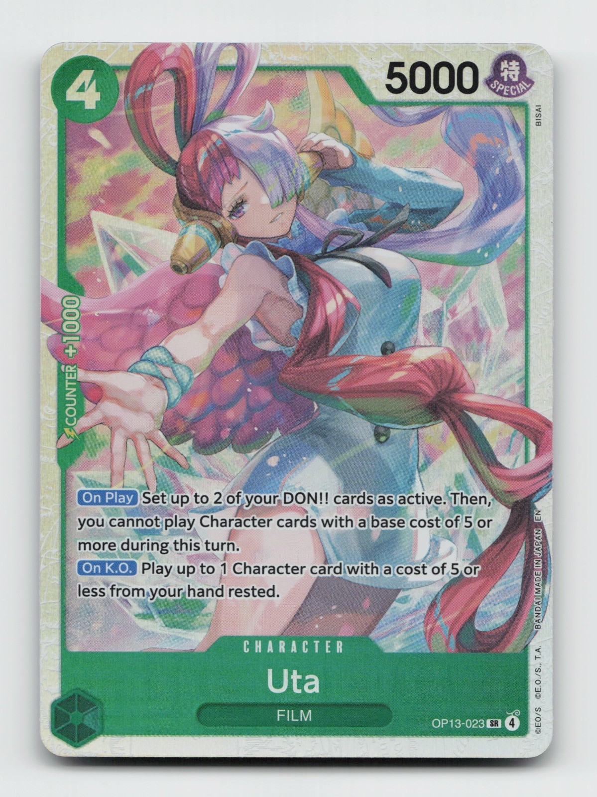 Uta SR Carrying On His Will OP13-023 NMFoil
