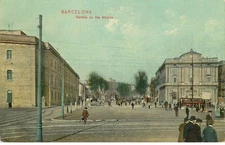 SPAIN BARCELONA rambla de Sta Monica