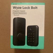Wyze Lock Bolt Bluetooth Smart Door Lock Keypad & Fingerprint WLCKB1