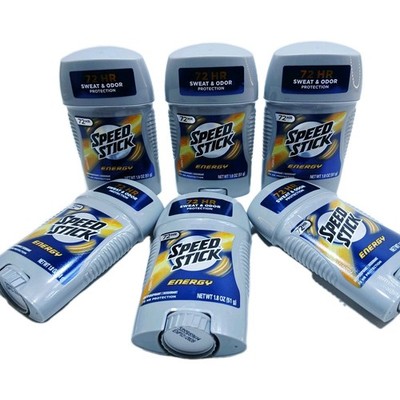 6 -SPEED STICK ENERGY Antiperspirant / Deodorant 1.8 oz Exp.12/2028 ( Free Ship