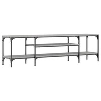 Tv-Schrank Grau Sonoma 161X35X45 Cm Holzwerkstoff & Eisen