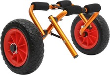 Kayak pieghevole, canoa, carrello regolabile con cinghia, traino in alluminio