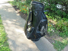 Klasyczna miękka czarna skóra Callaway 9" torba golfowa dla personelu TPC Southwind