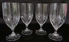 🍷 Vintage Mikasa Berkeley Crystal Water Goblets ✨ 7 1/4" Tall, 10 oz, Set Of 4