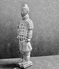 4replica statuettes of chinese terracotta warriors 1 horse 5,5,-1/2 ,6,-1/2, 7" — photo 1