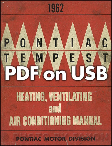 1962 Pontiac USB Tienda Manual Más Cuerpo AC Servicio Bonneville Grand Prix - Imagen 3 de 4