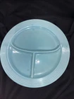 Vintage Fiestaware Turquoise 10 1/2” Divided Plate Fiesta HLC WV USA