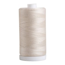 Cream 100 Cotton Thread for Sewing, Quilting, and Crafting - 50-Weight - 120...
