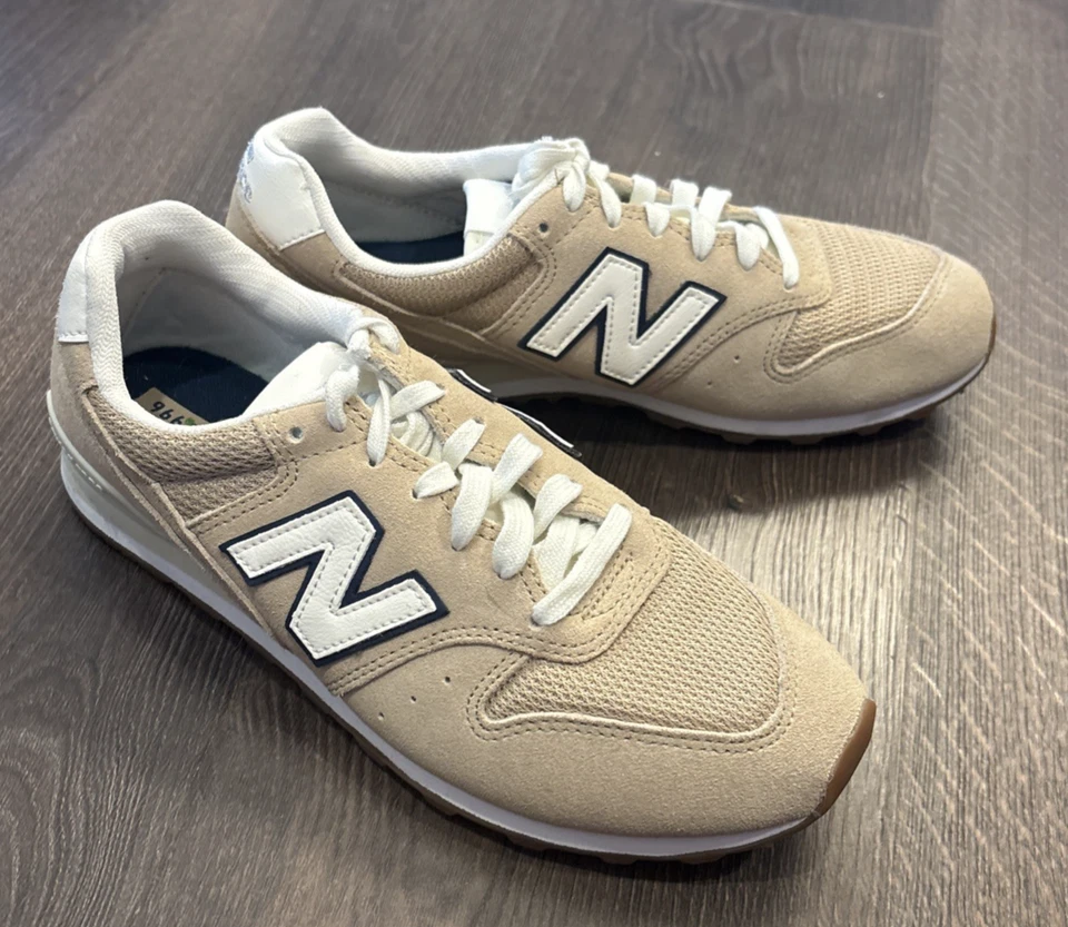 New Balance 996 Women’s Size 9 Tan Suede Sneakers - Image 2 of 4