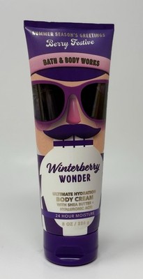 NEW Bath & Body Works Summer Season Winterberry Wonder Hydration Body Cream 8 oz
