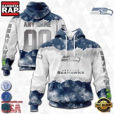 Personalized Seattle Football Team Seahawkss Hoodie Lightweight Adults S-5XL