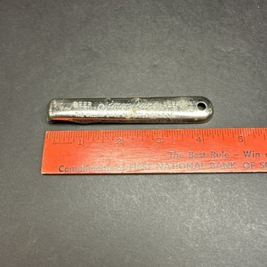Vintage Simon Pure Beer Ale Bottle Opener Antique Brewery Advertising Church Key