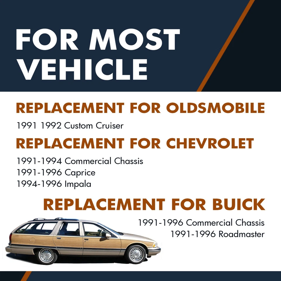 Par de 2 soportes de elevación del capó delantero para Oldsmobile Custom Cruiser 1991 1992 Foto 2 de 4