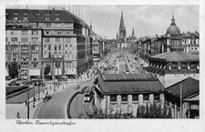 Berlin AK Tauentzien KuDamm Stra&szlig;enbahn Ansichtskarte um 1940