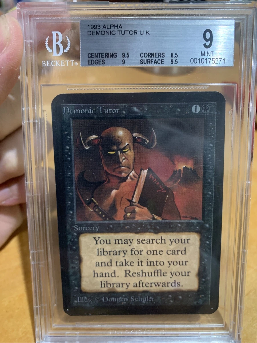 Demonic Tutor Magic: The Gathering Near Mint or Better Uncommon