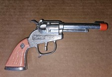 Halco Hubley Pink Grip Handle Cowgirl Pistol Six Shooter Toy Cap Gun