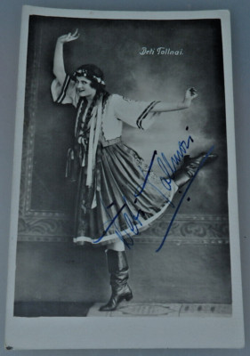 Autogramm Deti Tollnai Tänzerin und Stummfilm-Schauspielerin 1920 (109069)
