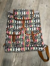 Mossimo Multicolored Backpack Large With Pockets And Storage Areas