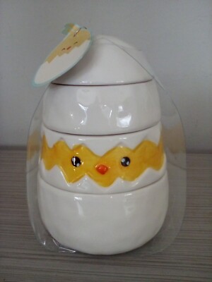 Whimsical Cupboard 10 Strawberry Street Hand Painted Chick Measuring Cups