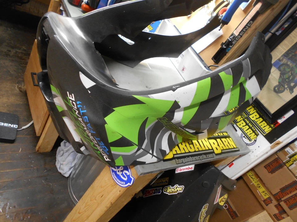 Juego de carenado de carreras de fibra de vidrio Kawasaki Ninja Zx10r 2011-15 kit superior e inferior Foto 2 de 4