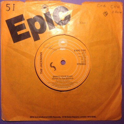 The Jacksons - Shake Your Body (Down To The Ground) [7'' single] S EPC 7181