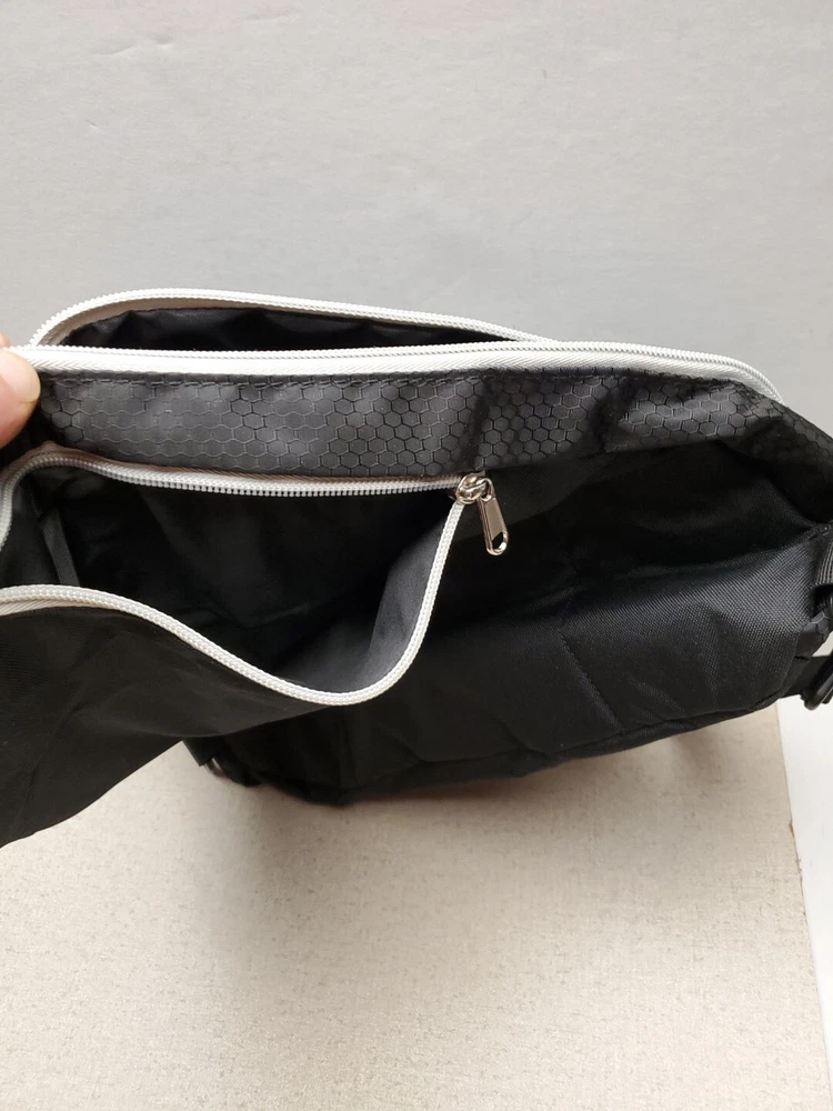 Pickleball Bag Mens Womens Backpack Adjustable Sling Bag Black Pickleball Bag Mens Womens Backpack Adjustable Sling Bag Black