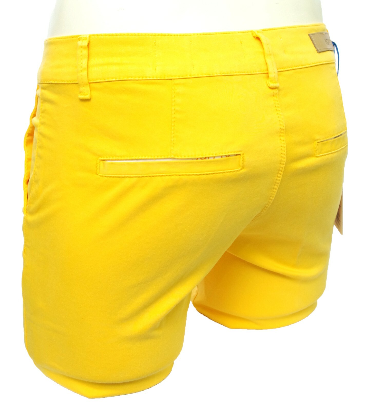 Pantalón Chino HAPPY Mujer Joy Cigarette Slim Stretch Amarillo Sol