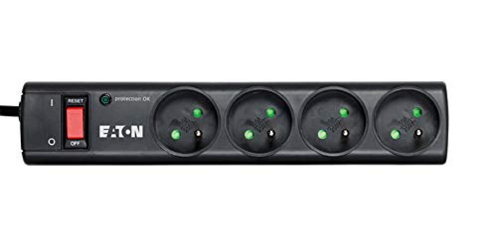 Eaton Protection Strip 4 FR   PS4F, 4 prese FR, colore: Nero