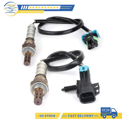 For 12 Chevrolet Captiva Sport 2.4L O2 02 Oxygen Sensor Heated 2pcs Front Under