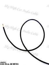 OFC 100 ft 12 Ga AWG Copper Primary Remote Wire BLACK Sky High Car Audio Lead 