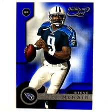 Steve McNair 2001 Quantum Leaf Card #187 NFL Tennessee Titans