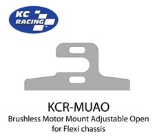 Brushless Adj Motor Mount KCR-MUAO for Flexi - 1/24 Scale Slot Car - KC Racing