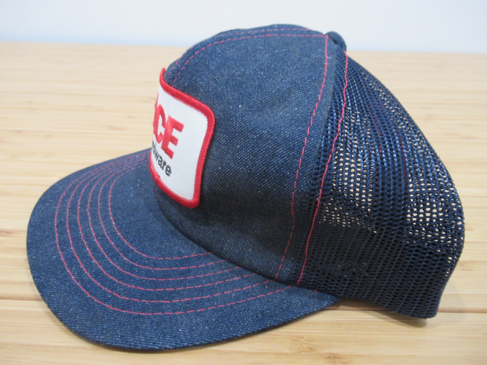ACE HARDWARE Blue Denim LARGE PATCH Snapback Truc… - image 3