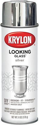 Looking Glass Silver-Like Aerosol Spray Paint 6 Oz.