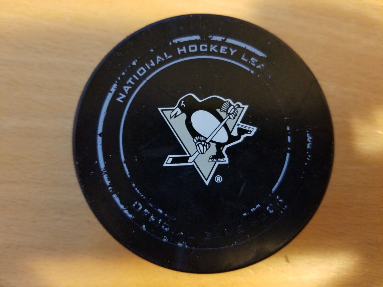 PITTSBURGH PENGUINS 12-20-14 Fleury 301st Win Pouliot Game Used