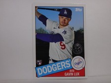 2020 Topps Update GAVIN LUX Rookie Card  1985 35th Anniversary 85TB-19 RC
