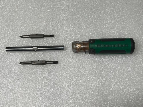 Commercial Electric Screwdriver 5 In 1 Phillips Flat Slotted Nut Multi Bit Funct - Picture 5 of 7