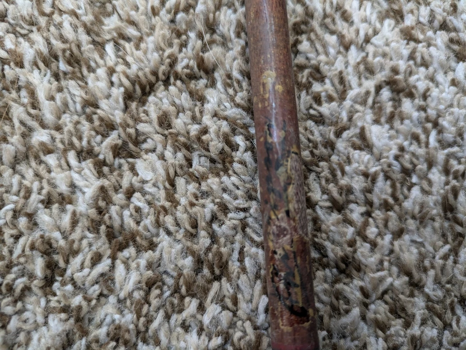 Combo de caña de pescar con mosca y carrete vintage 7,5 pies 2 piezas pfluger Foto 3 de 4