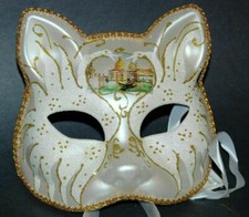 MASQUERADE CARNIVAL MARDI GRAS VENETIAN MASK M9394 Gold 