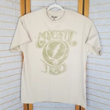 Junk Food Men's Grateful Dead 1993 Graphic T-Shirt Tan Size Large NWT